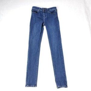 UNiQLO Stretch Jeans  Womens Size 10 26x30 Measured Blue
